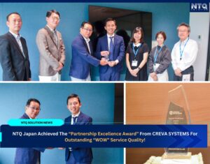 NTQ Japan Achieved The “Partnership Excellence Award” From CREVA SYSTEMS For Outstanding “WOW” Service Quality!