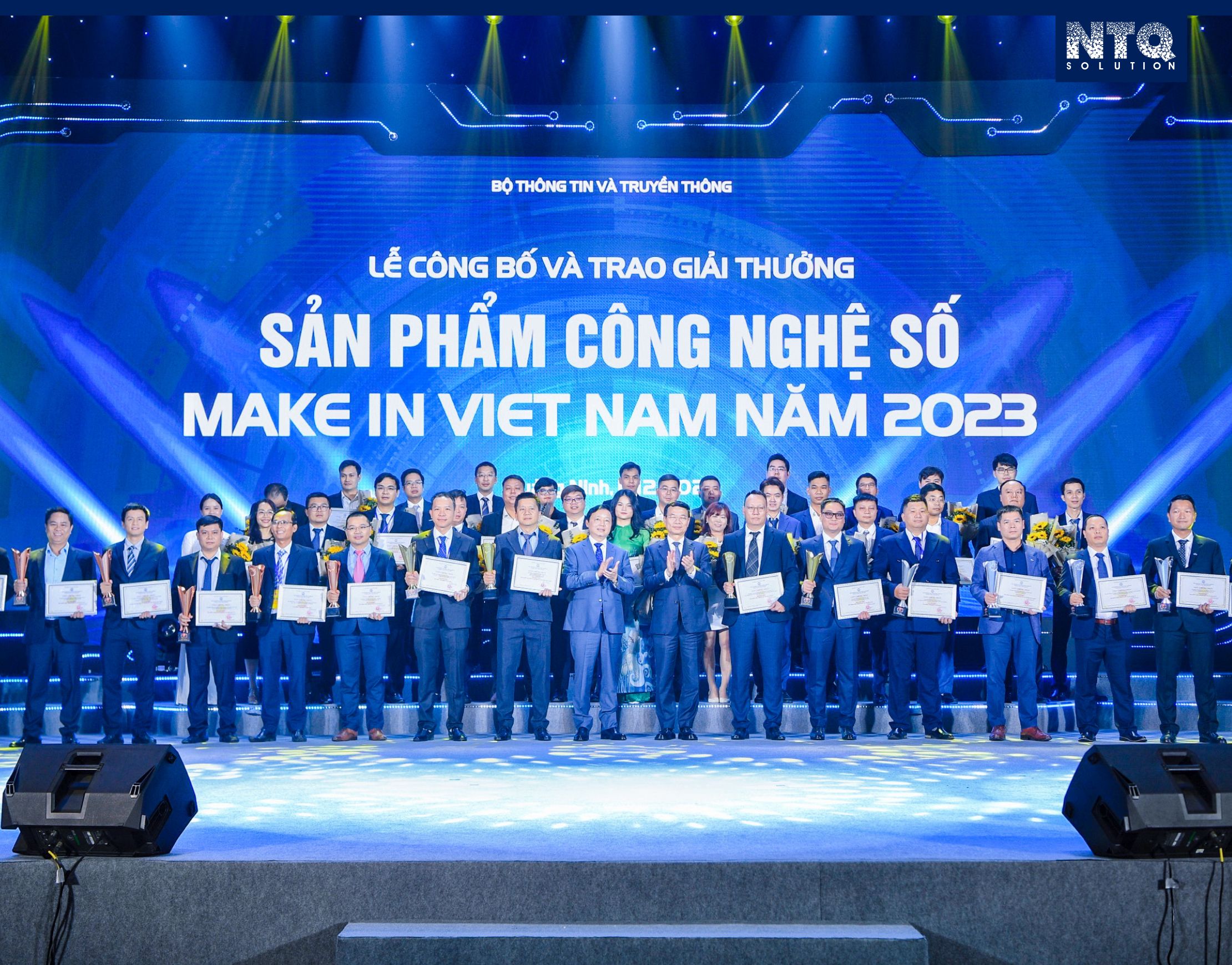 NTQ Solution’s Global Development Center received the top excellent award at Make In Vietnam 2023